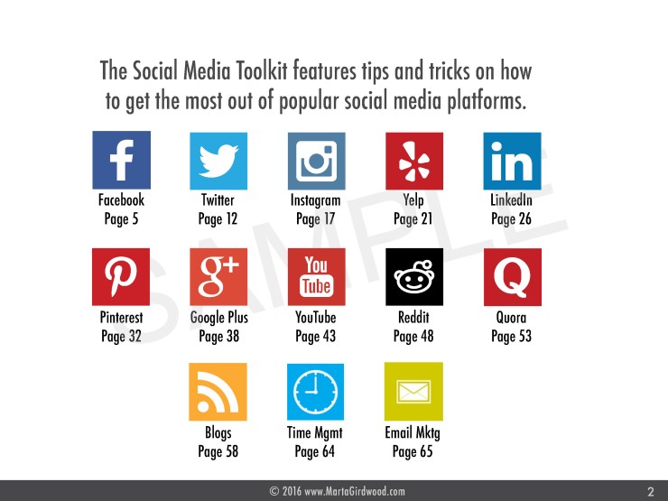 social media, social media toolkit by marta girdwood