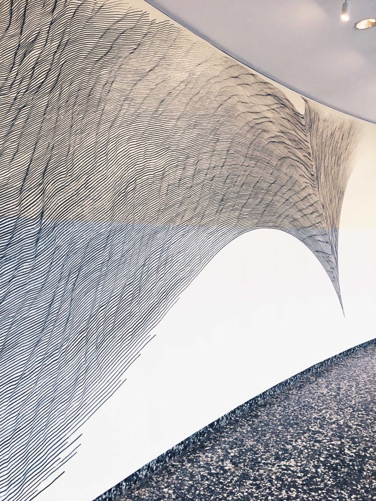 Linn Meyers - Our View From Here at Hirshhorn Museum, Washington DC